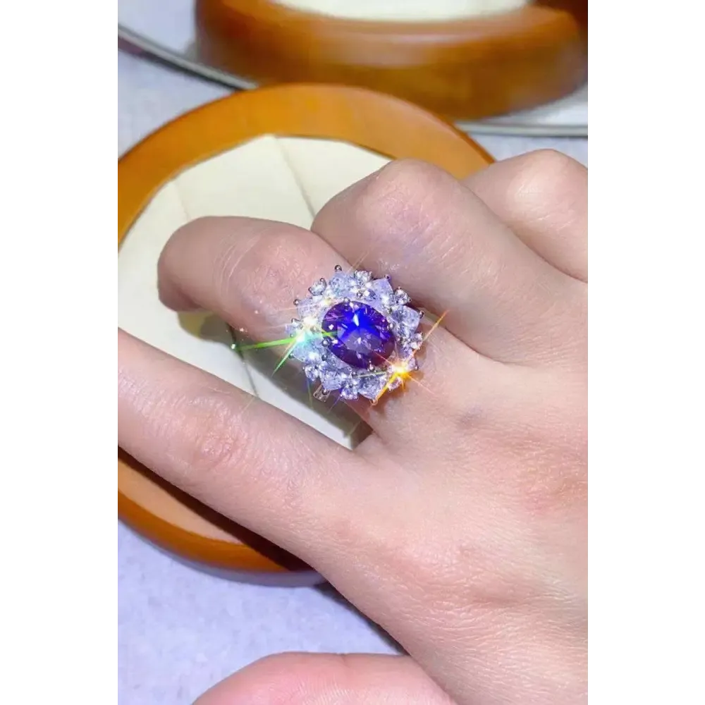 Exquisite 3 Carat Moissanite Ring for Luxury Fashion for Women