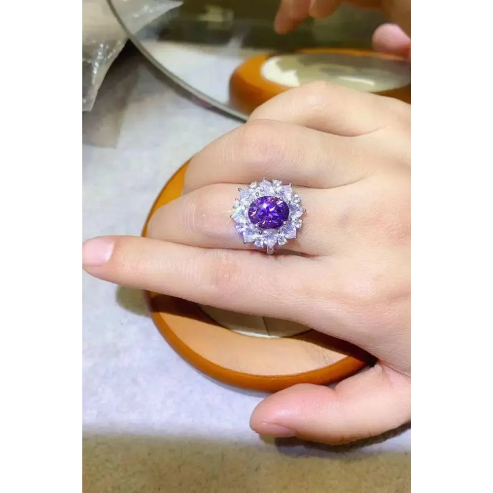 Exquisite 3 Carat Moissanite Ring for Luxury Fashion for Women