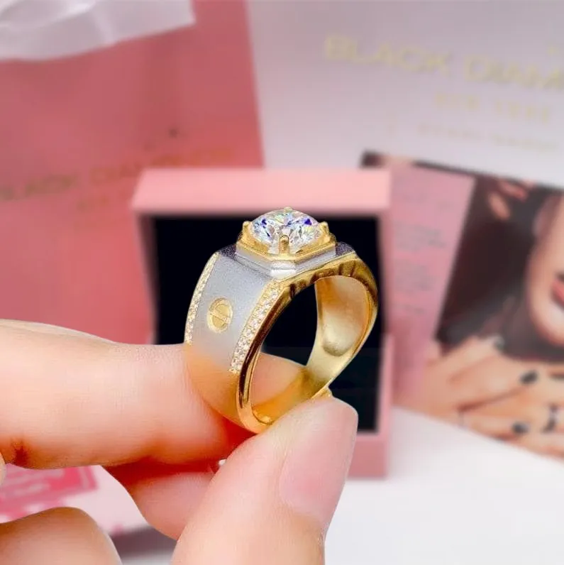 Exquisite Classic Diamond Wedding Ring