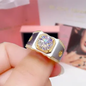 Exquisite Classic Diamond Wedding Ring