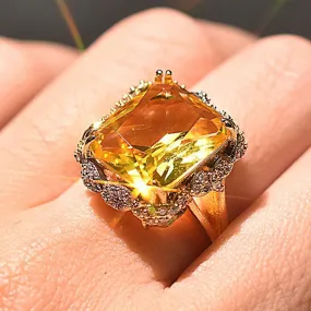 exquisite elegance Cubic Zircon Ring