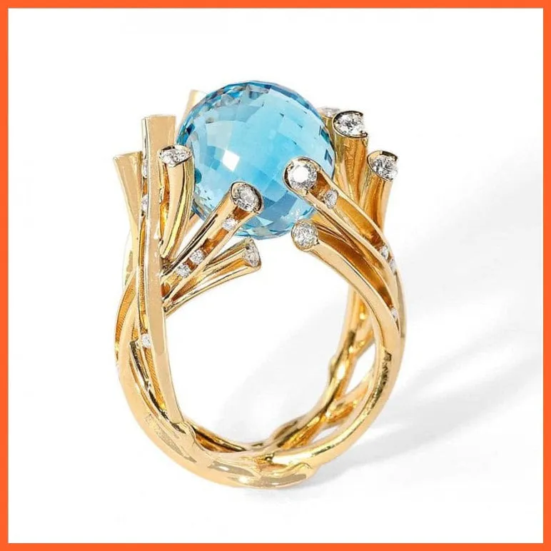Exquisite Shiny Luxury Vintage White Swan Pearl Rings For Women