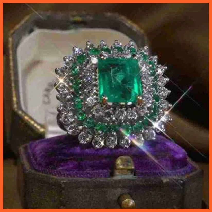 Exquisite Shiny Luxury Vintage White Swan Pearl Rings For Women