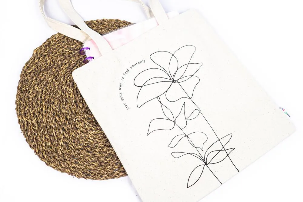 Find Yourself Canvas Tote - Natural