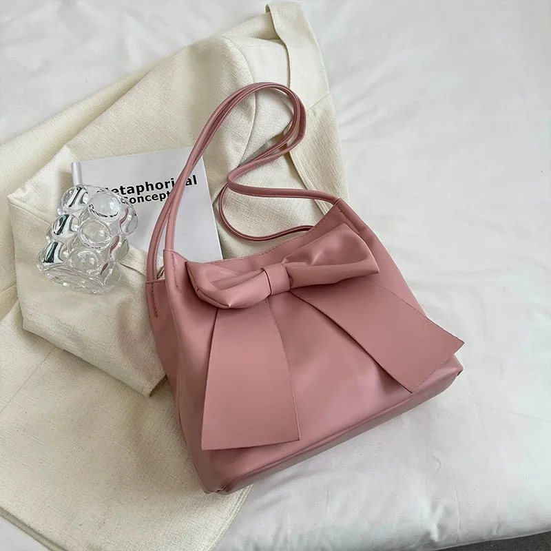 Girl's Stylish Versatile Leather Bag