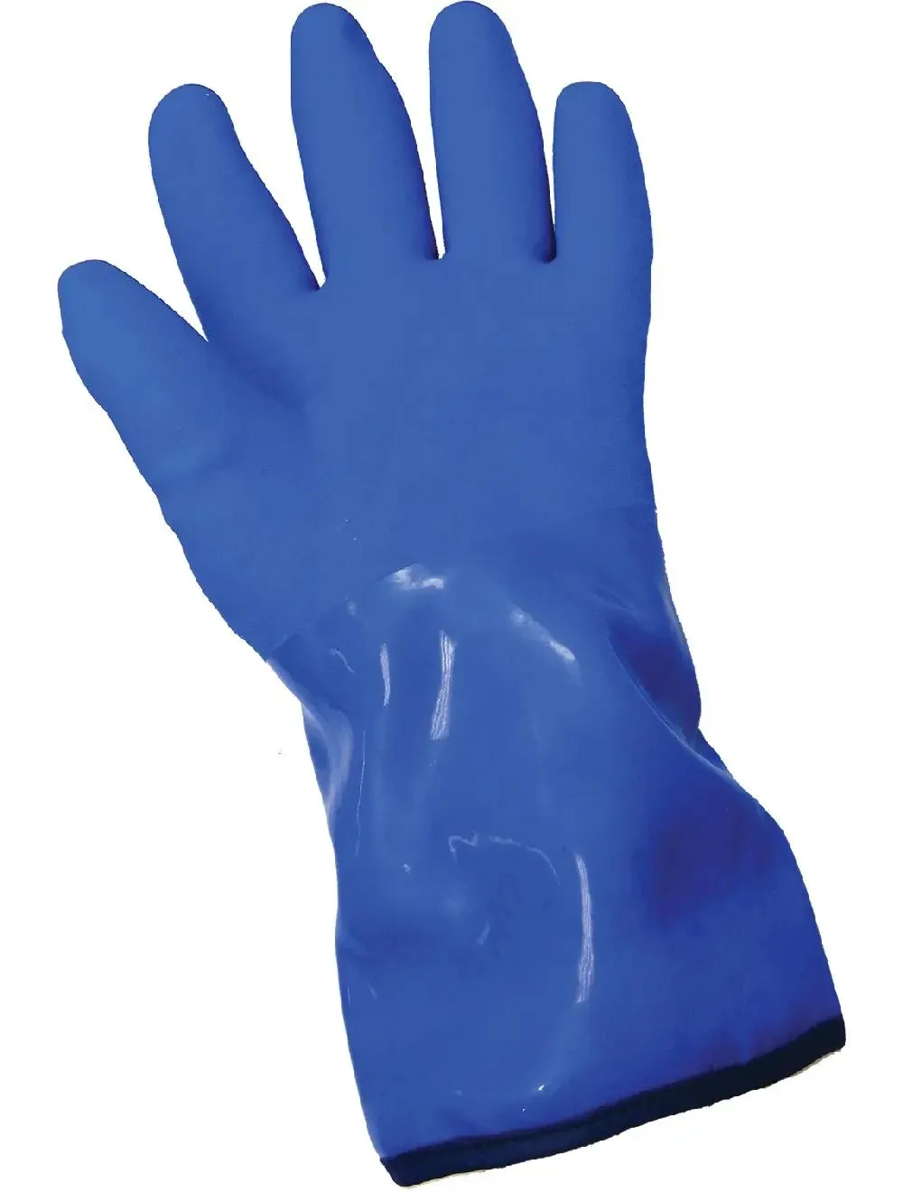 GLOBAL GLOVE - FROG WEAR 12" Blue Insulated PVC Glove