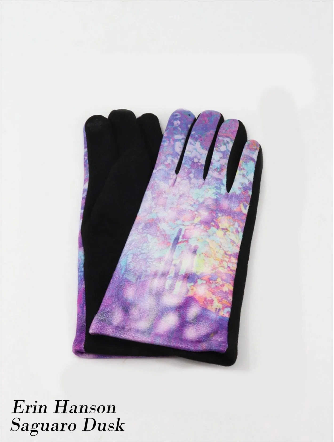 Gloves- Purple Watercolour