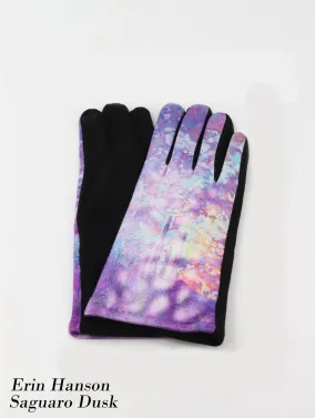 Gloves- Purple Watercolour