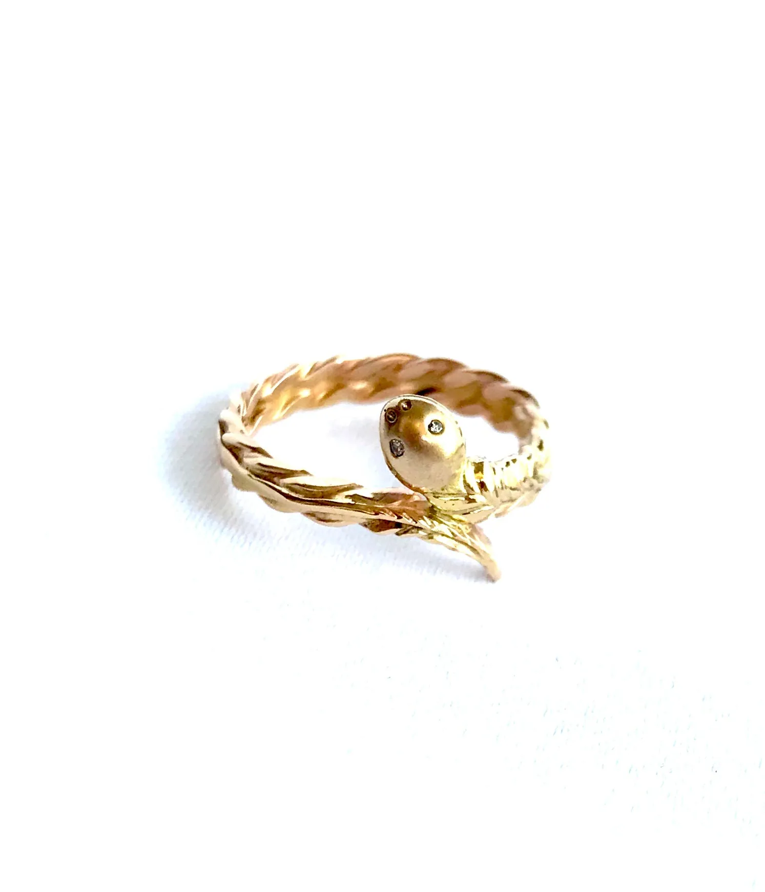 Golden Snake Ring