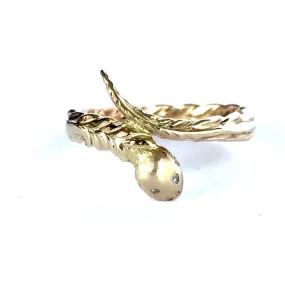 Golden Snake Ring