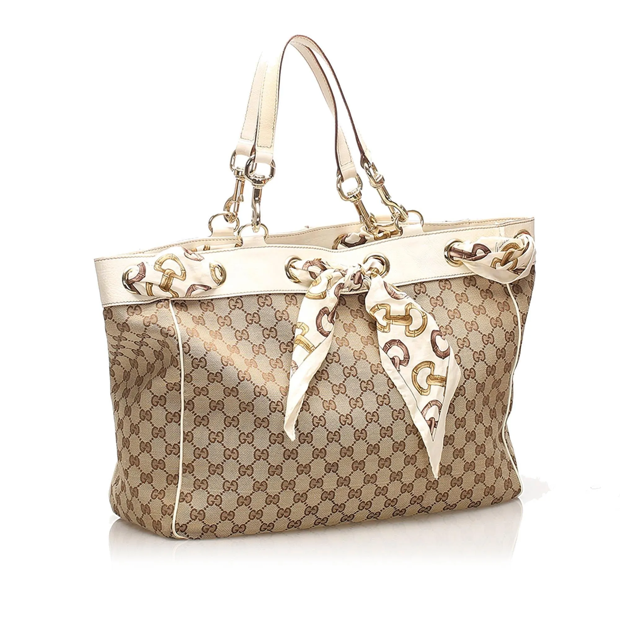 Gucci GG Canvas Positano Tote Bag