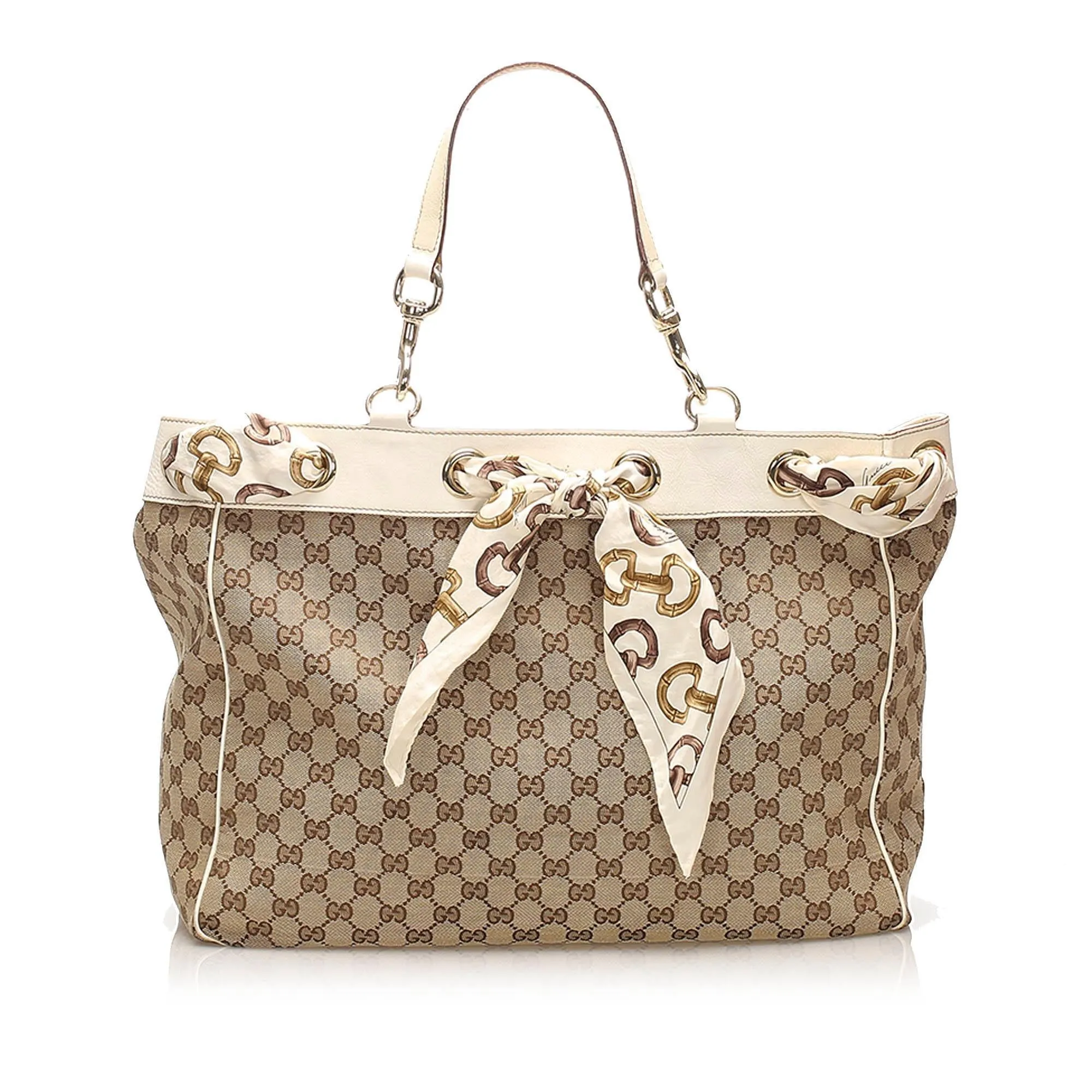 Gucci GG Canvas Positano Tote Bag