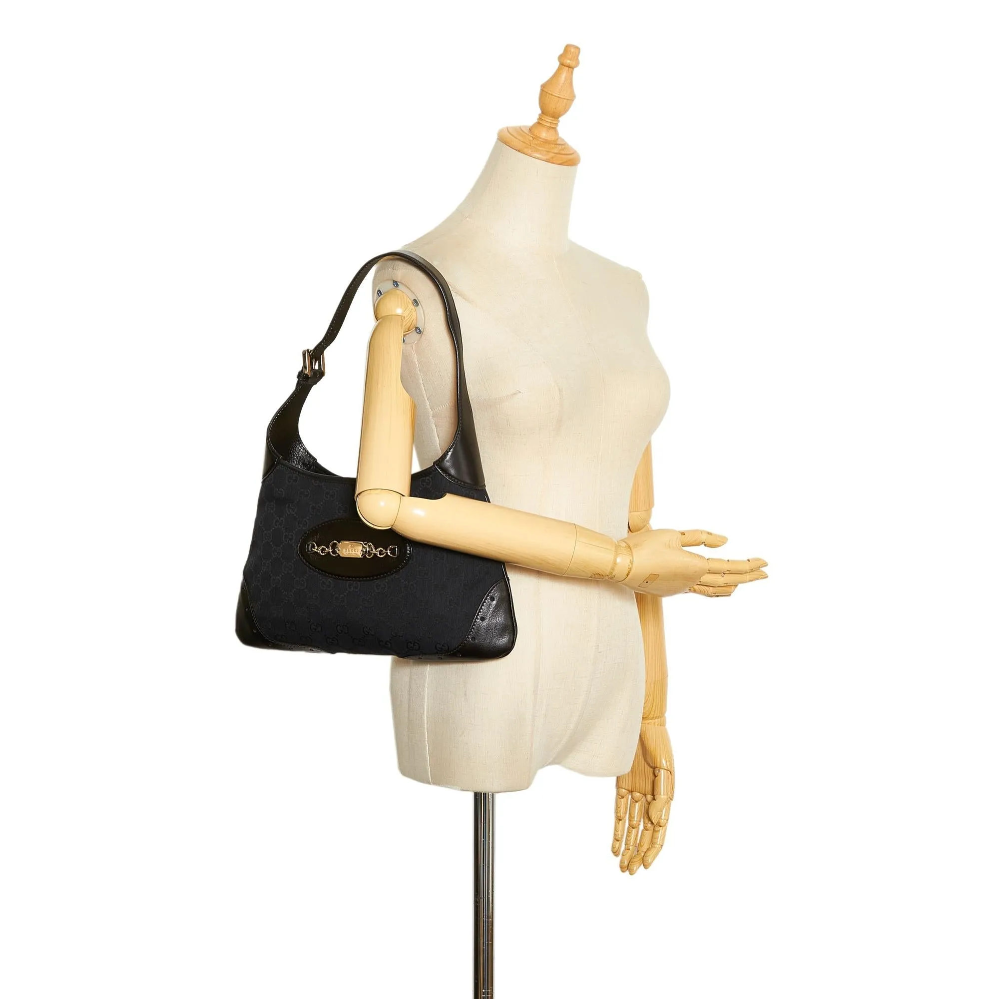 Gucci GG Canvas Punch Shoulder Bag