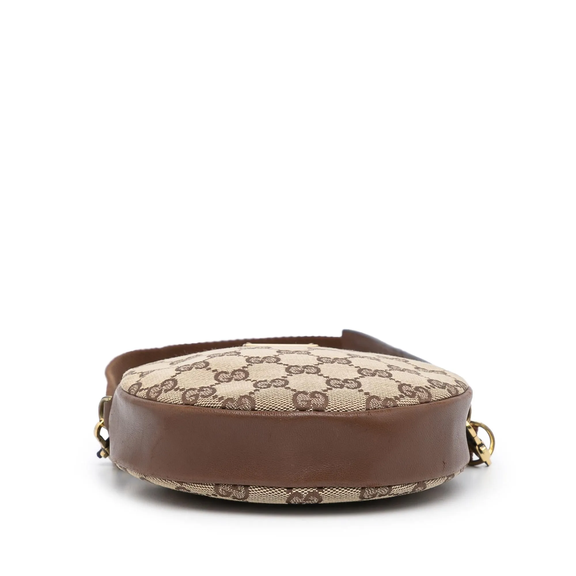 Gucci GG Canvas Round Crossbody (SHG-vcB2C2)