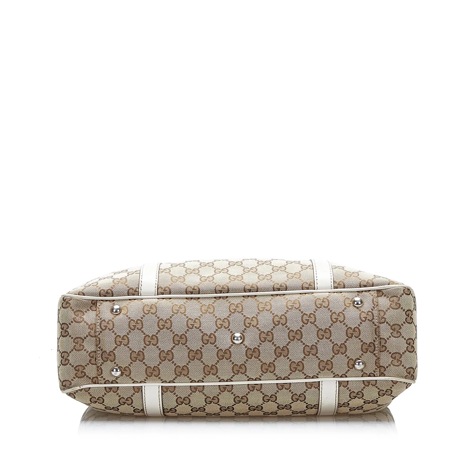 Gucci GG Canvas Twins Tote (SHG-gu3wR2)