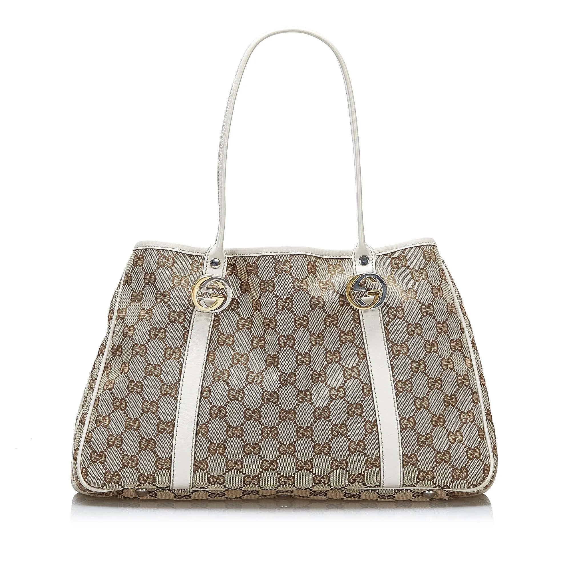 Gucci GG Canvas Twins Tote (SHG-gu3wR2)