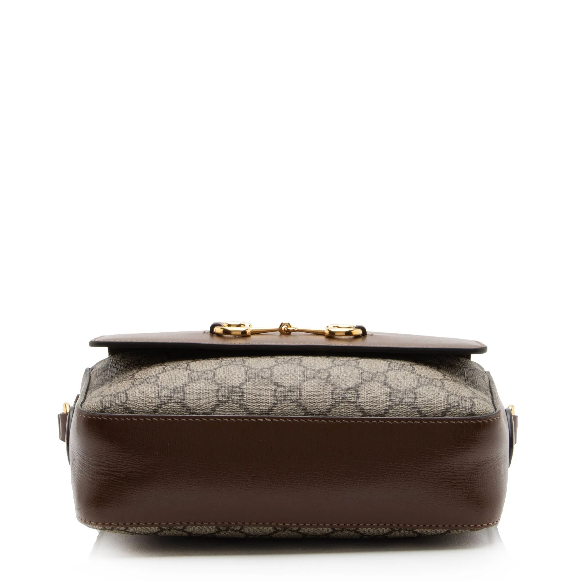 Gucci GG Supreme 1955 Horsebit Small Shoulder Bag (SHF-o9bVc1)