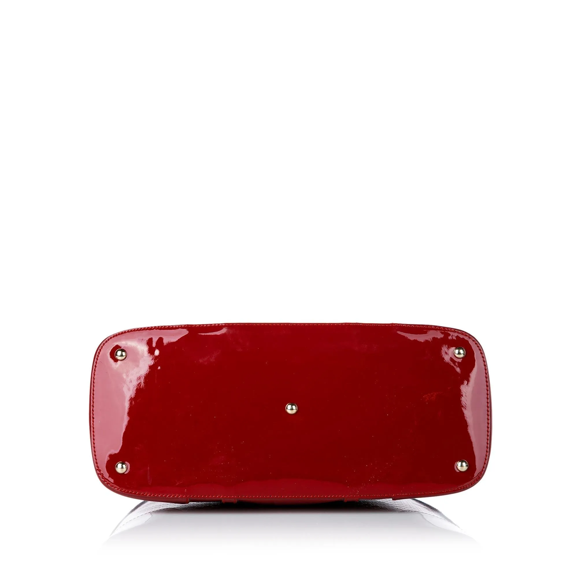 Gucci Microguccissima Nice Patent Leather Satchel (SHG-30368)