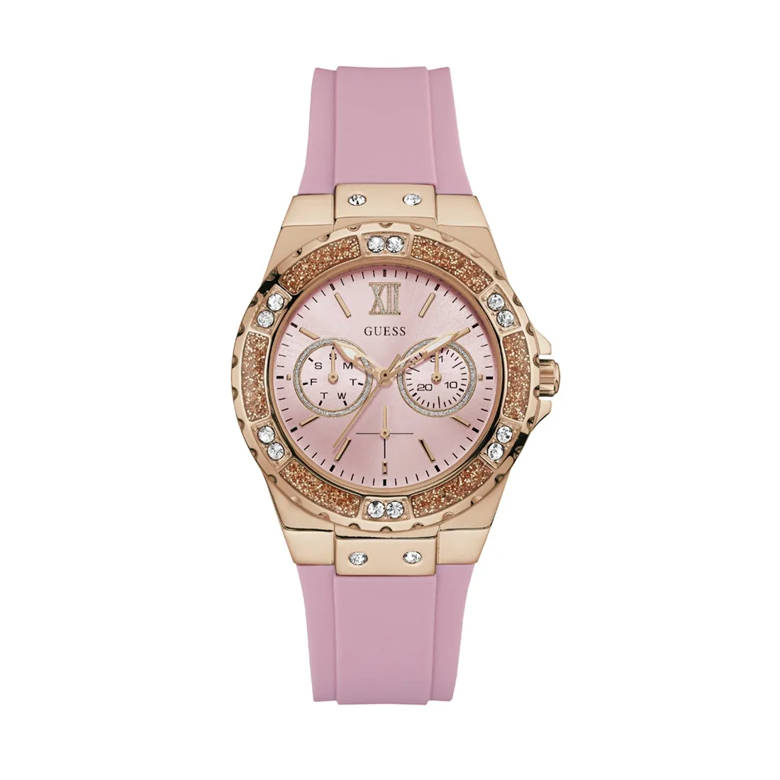 Guess Ladies Limelight Pink Watch Model W1053L3
