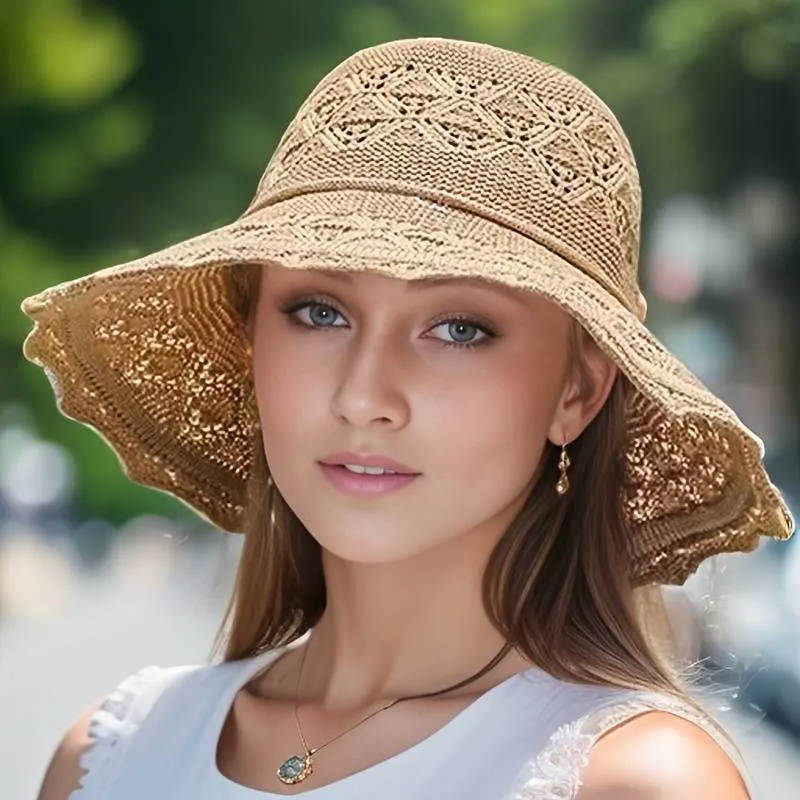 Gwen™ Stylish Foldable Beach Hat