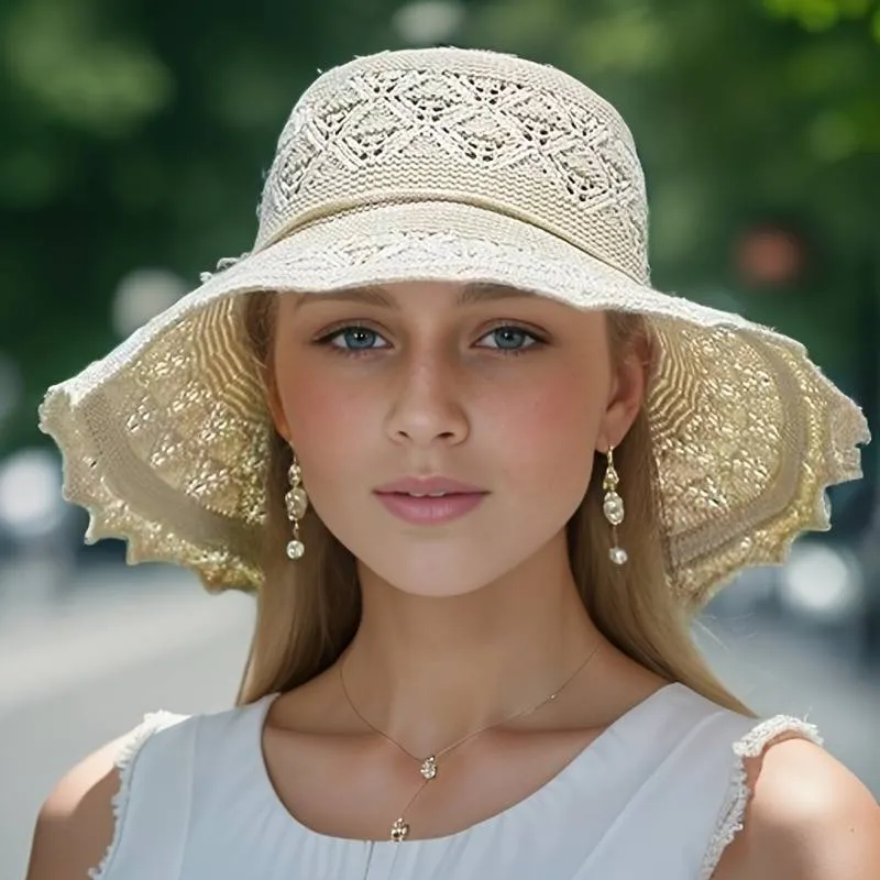 Gwen™ Stylish Foldable Beach Hat