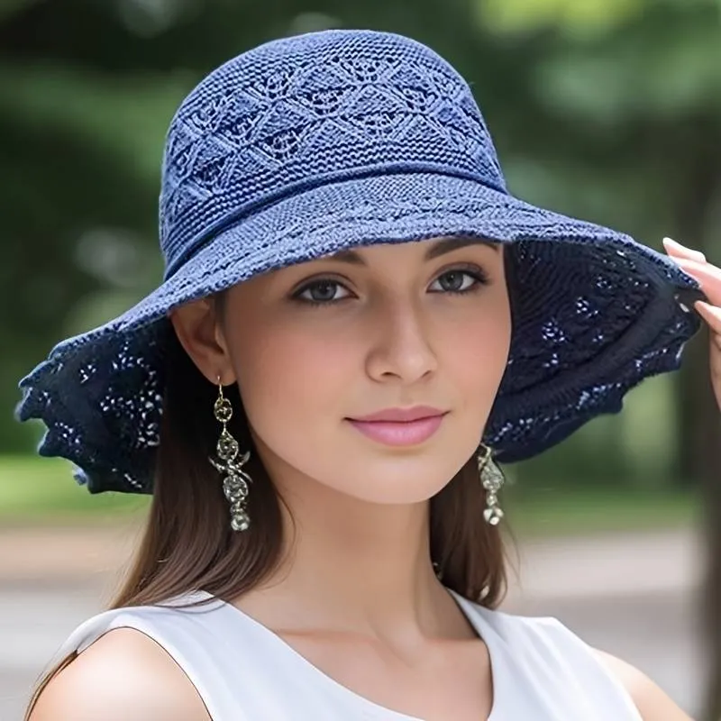 Gwen™ Stylish Foldable Beach Hat