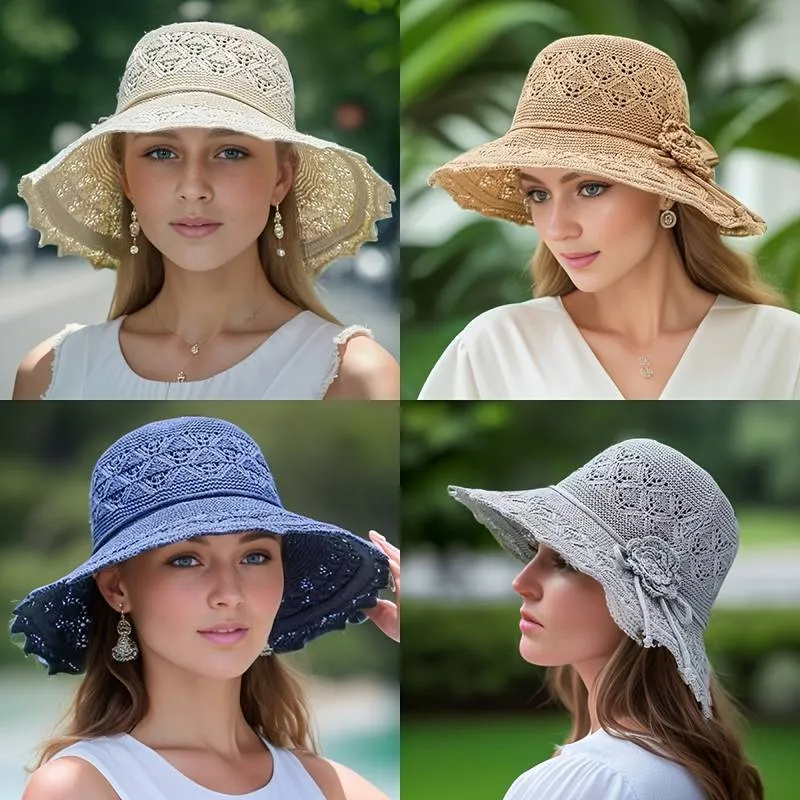 Gwen™ Stylish Foldable Beach Hat
