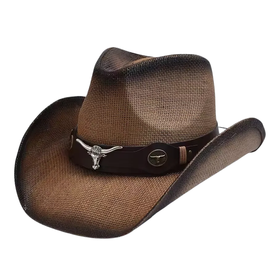 Handcrafted Western Cowboy Hat - Fushia
