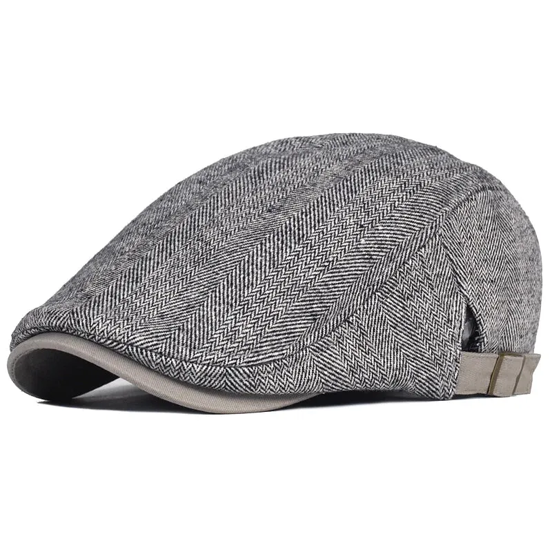 Herringbone Wool Cap | EDWARD