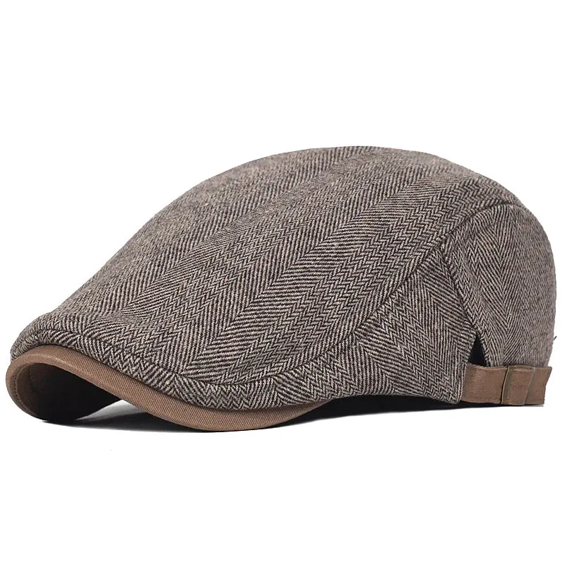 Herringbone Wool Cap | EDWARD