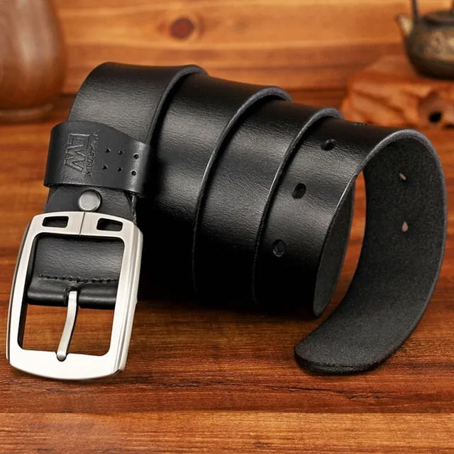 High Quality Genuine Leather Luxury Strap Belts For Men