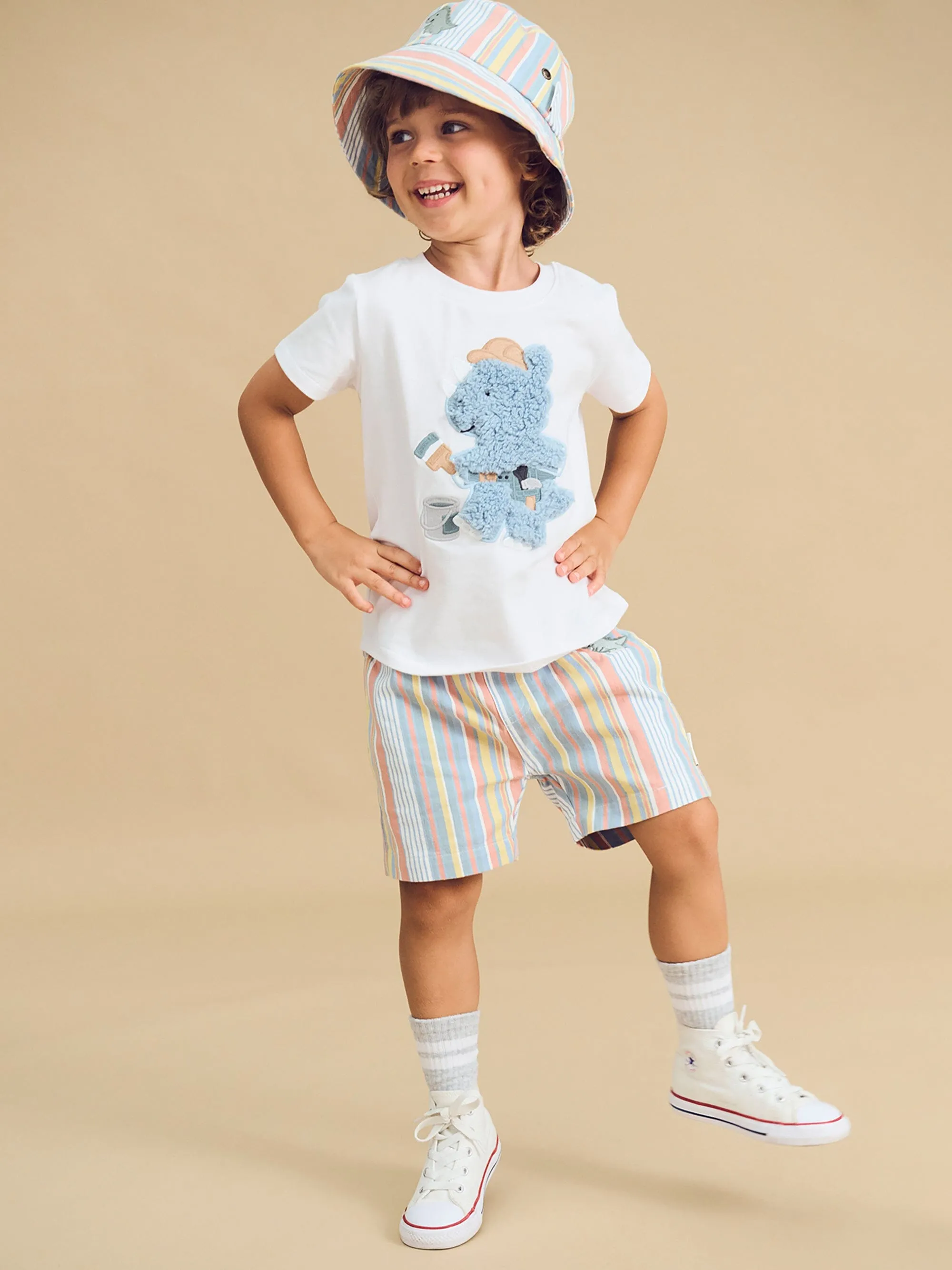 Huxbaby - Vintage Stripe Bucket Hat - HB8082S24