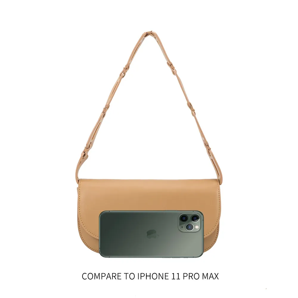 Inez Bone Recycled Vegan Shoulder Bag - FINAL SALE