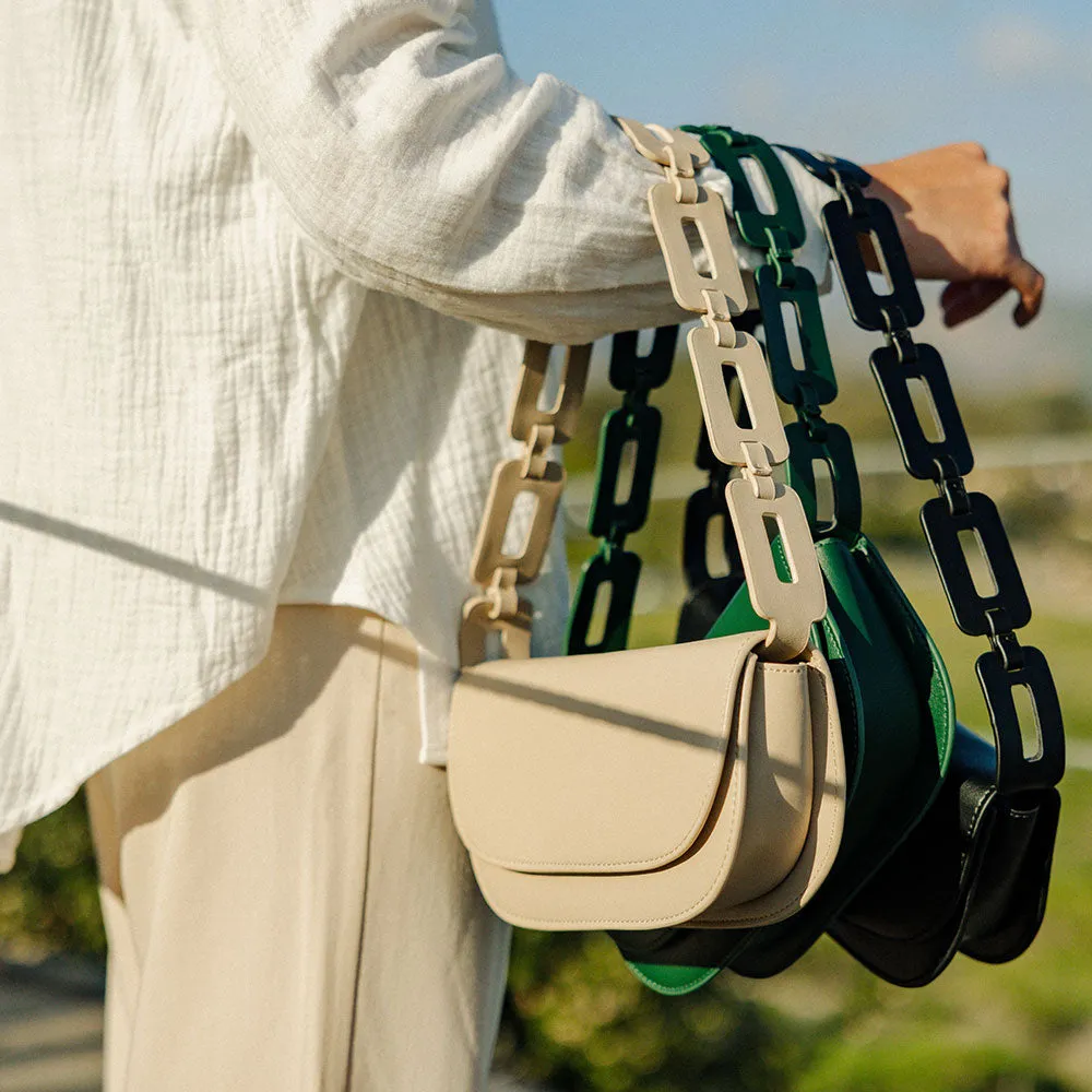Inez Bone Recycled Vegan Shoulder Bag - FINAL SALE