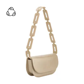 Inez Gold Metallic Recycled Vegan Shoulder Bag - FINAL SALE