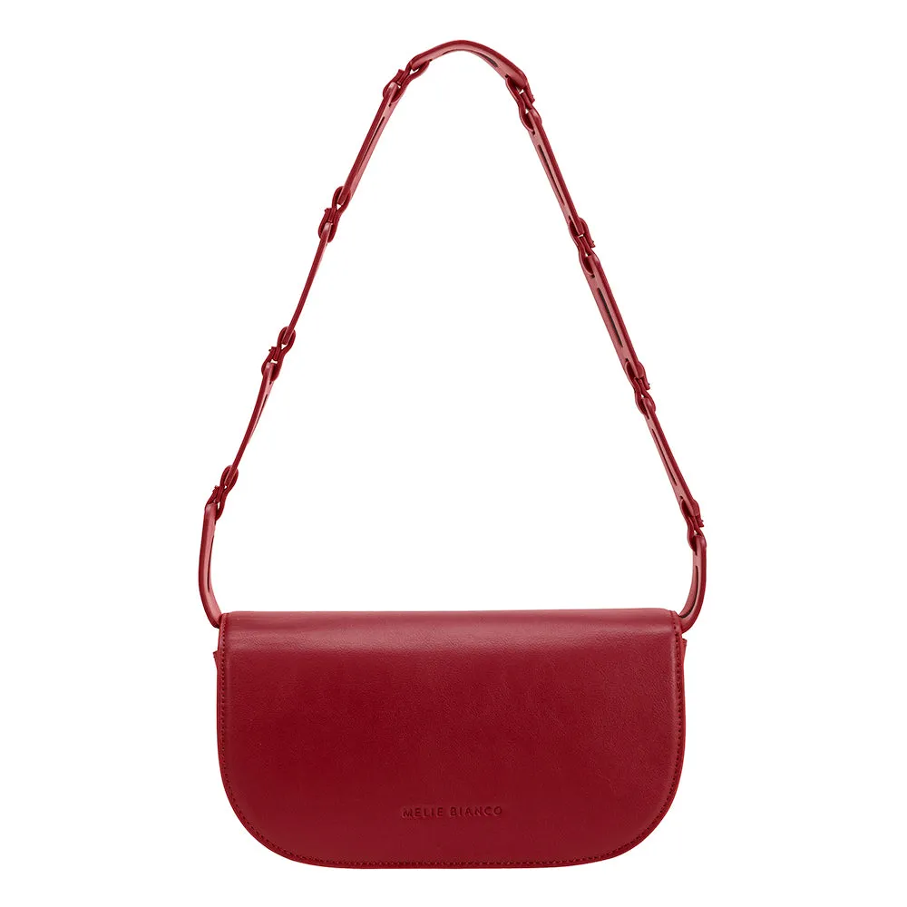 Inez Red Recycled Vegan Shoulder Bag - FINAL SALE