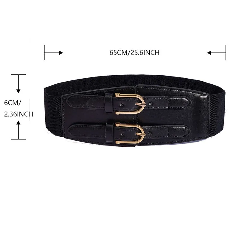 KalonBd retro elastic waist belt