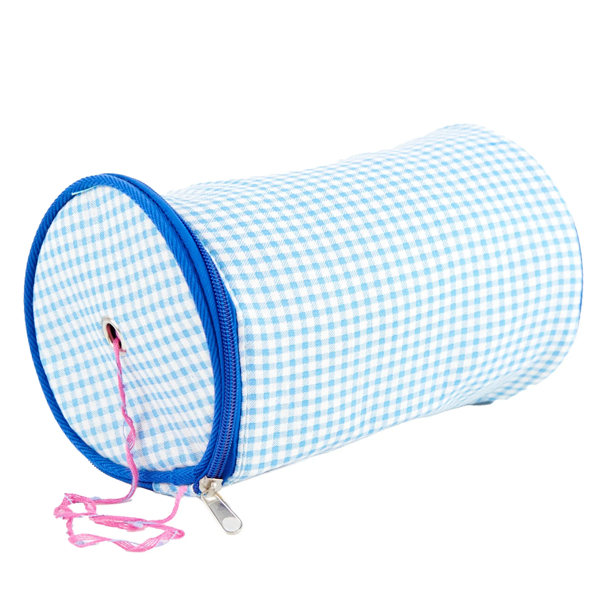 Knitting Tote Bag, Blue-  20.3x13.9cm