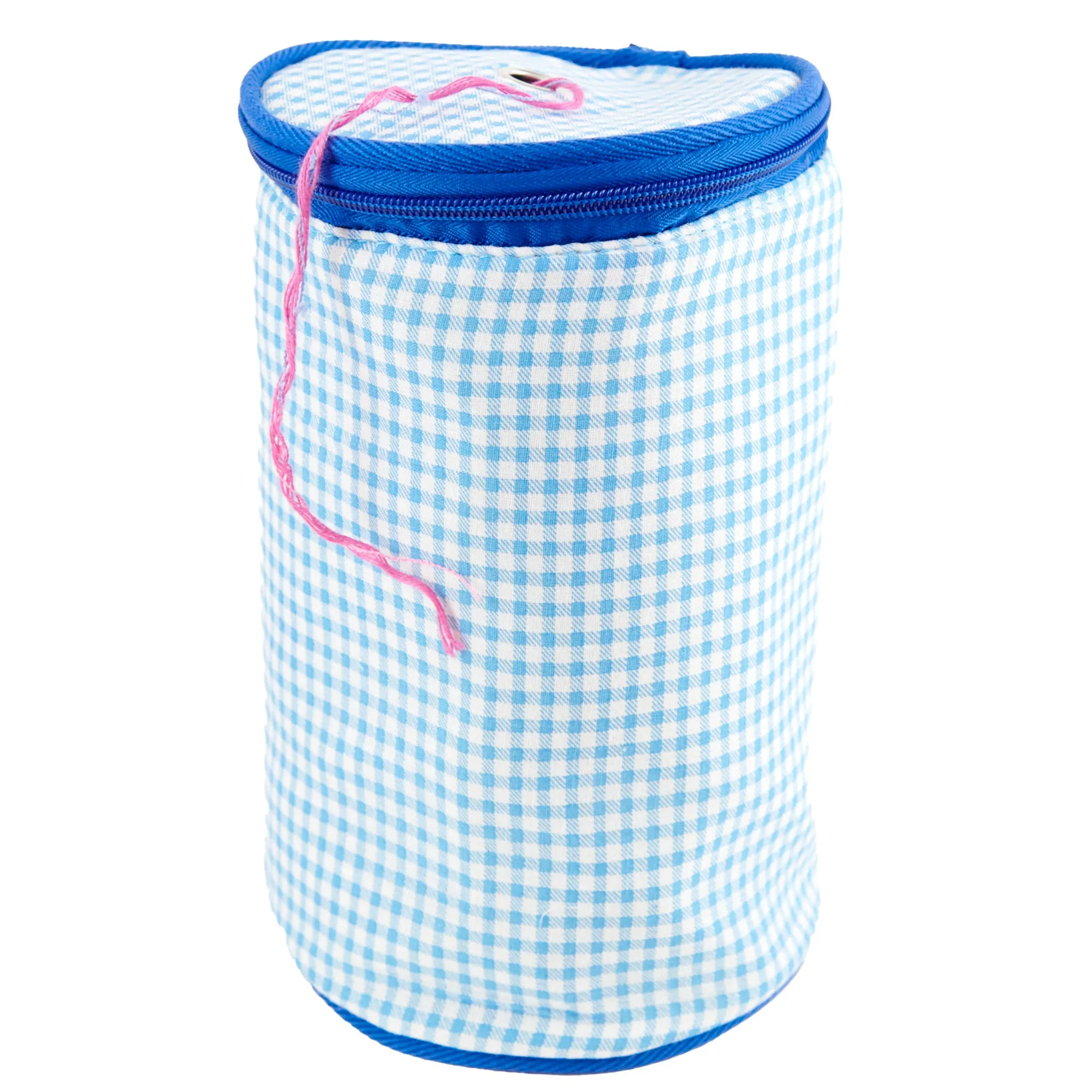 Knitting Tote Bag, Blue-  20.3x13.9cm