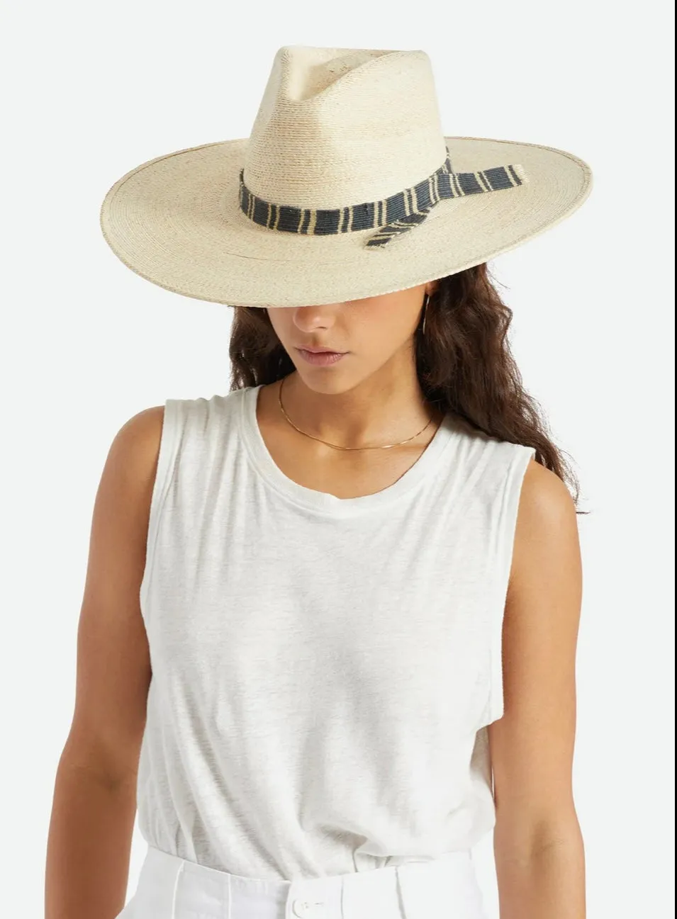 Leigh Straw Fedora - Natural