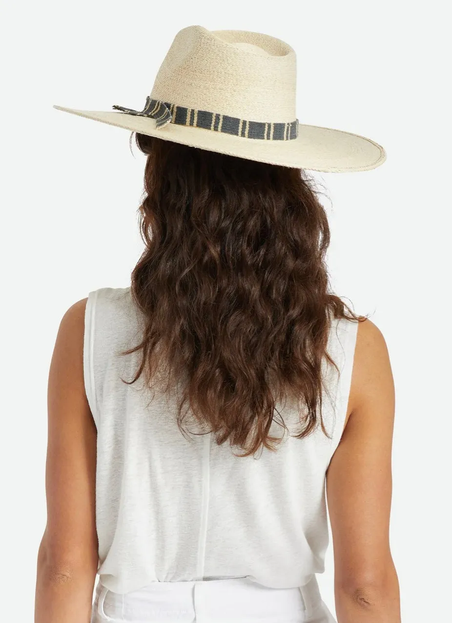 Leigh Straw Fedora - Natural