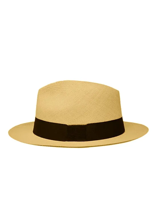 Light Brown Panama Hat - Fedora Hat for Women
