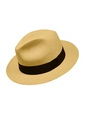 Light Brown Panama Hat - Fedora Hat for Women