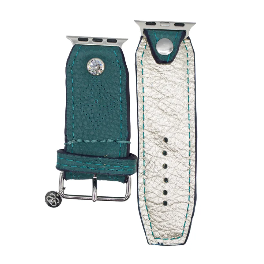Limited Edition - Upcycled LV Lagoon Mahina with Logo Sivella Watchband