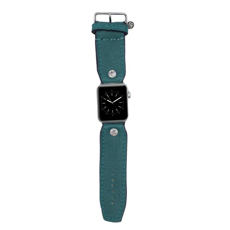 Limited Edition - Upcycled LV Lagoon Mahina with Logo Sivella Watchband