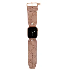 Limited Edition - Upcycled Rose Gold Guccissima GG Sivella Watchband