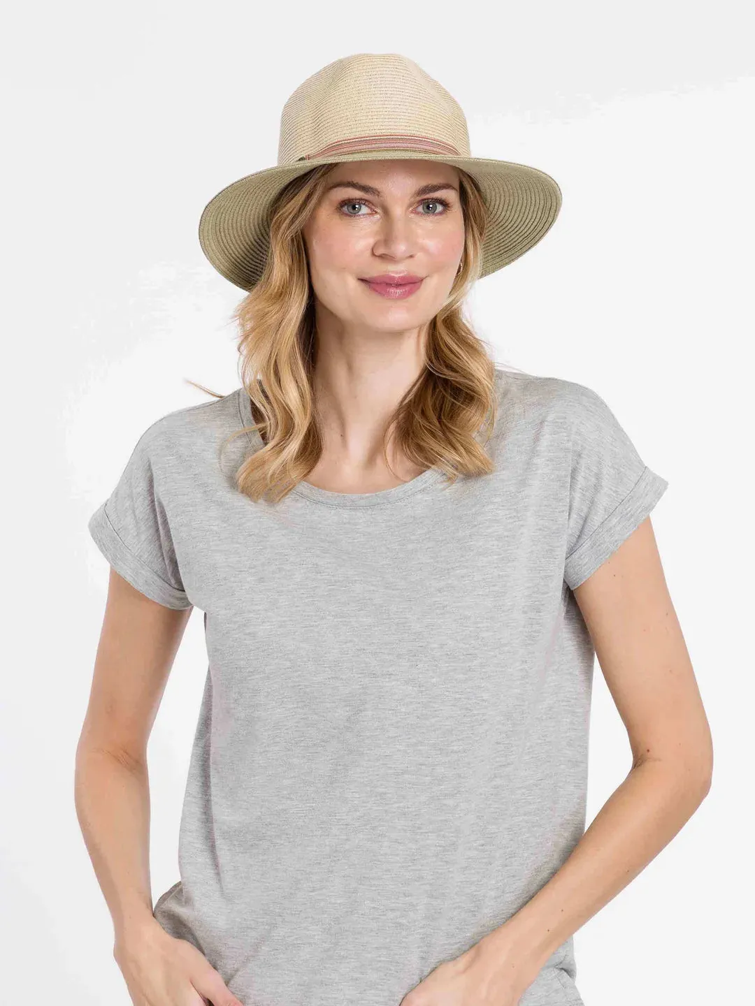 Loevenich Fedora with Colored Brim