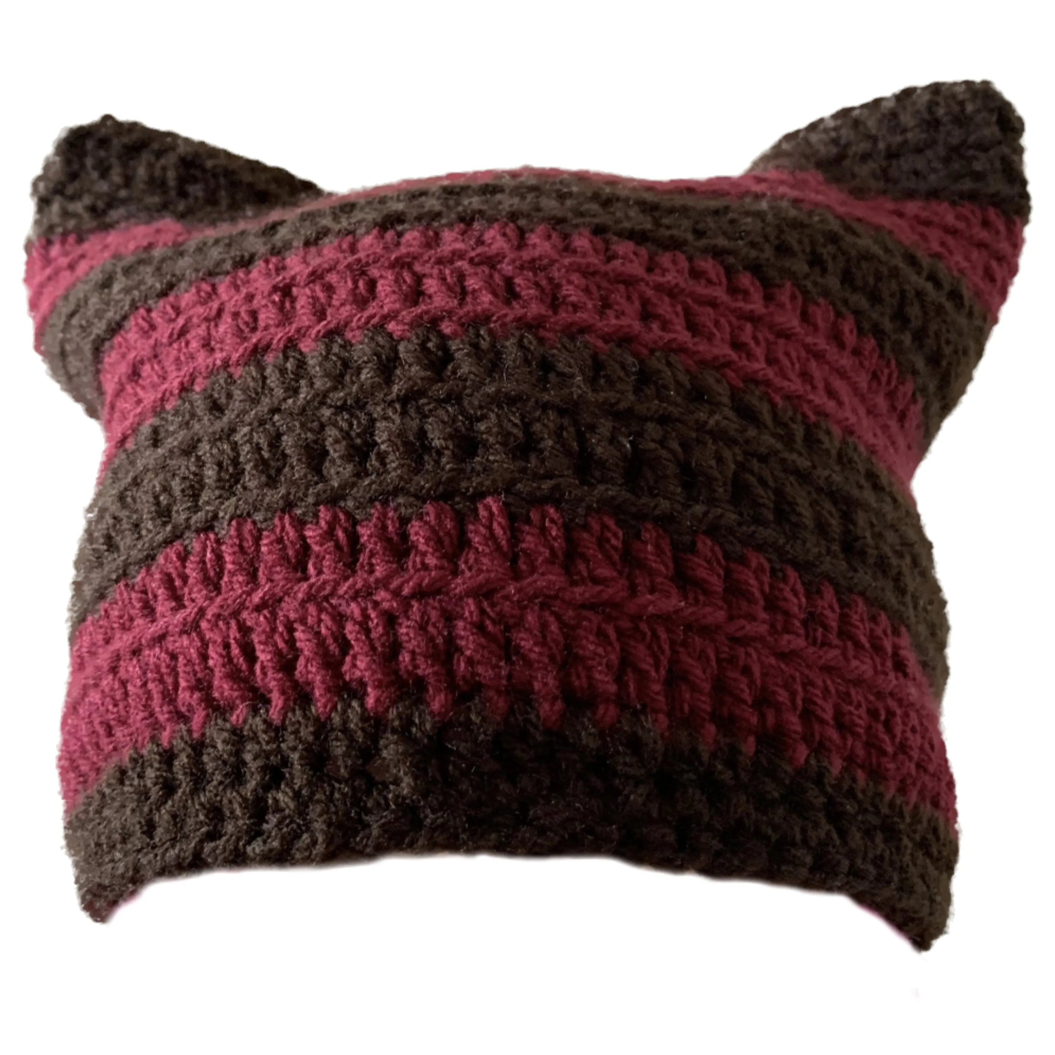 Long Red and Brown Cat Hat