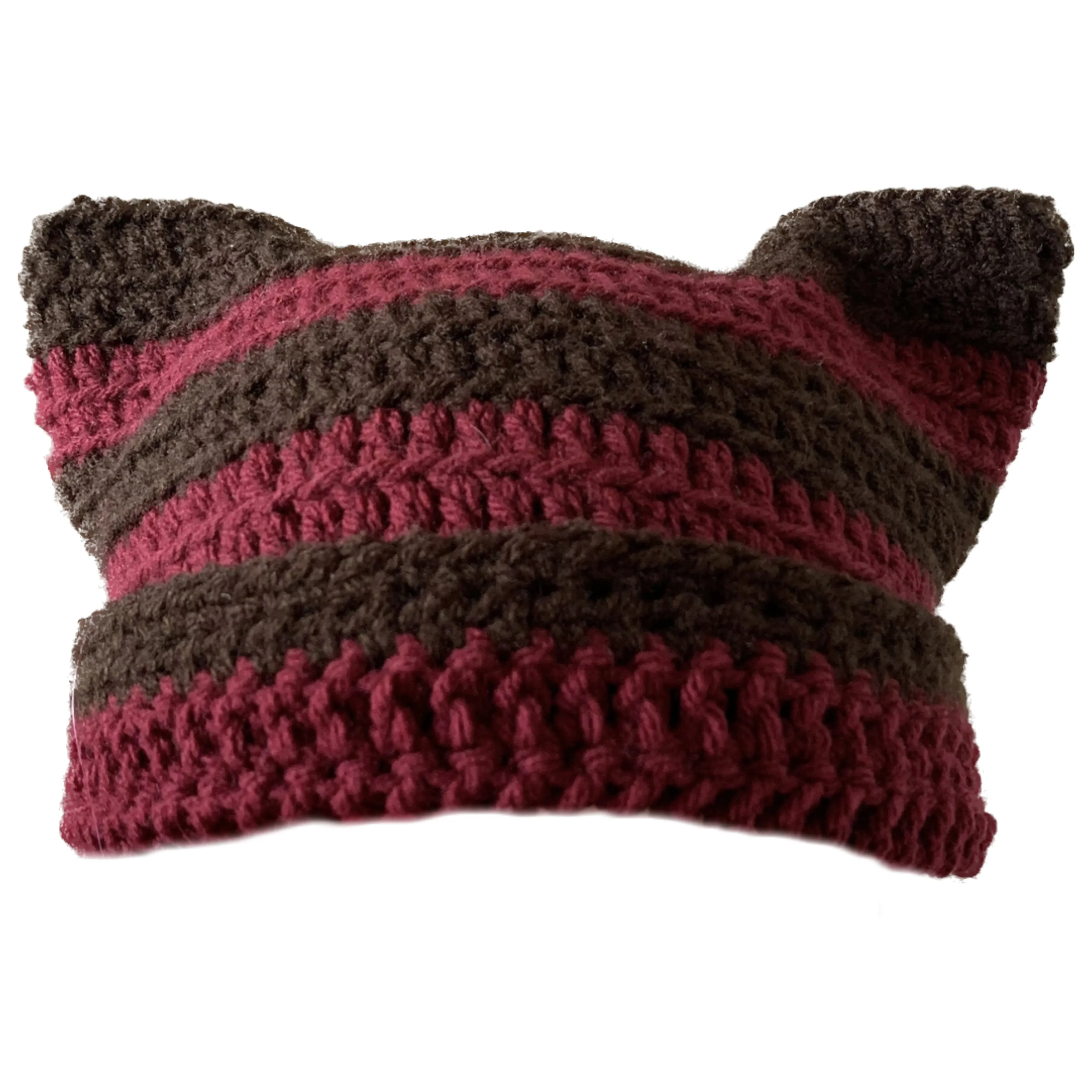 Long Red and Brown Cat Hat