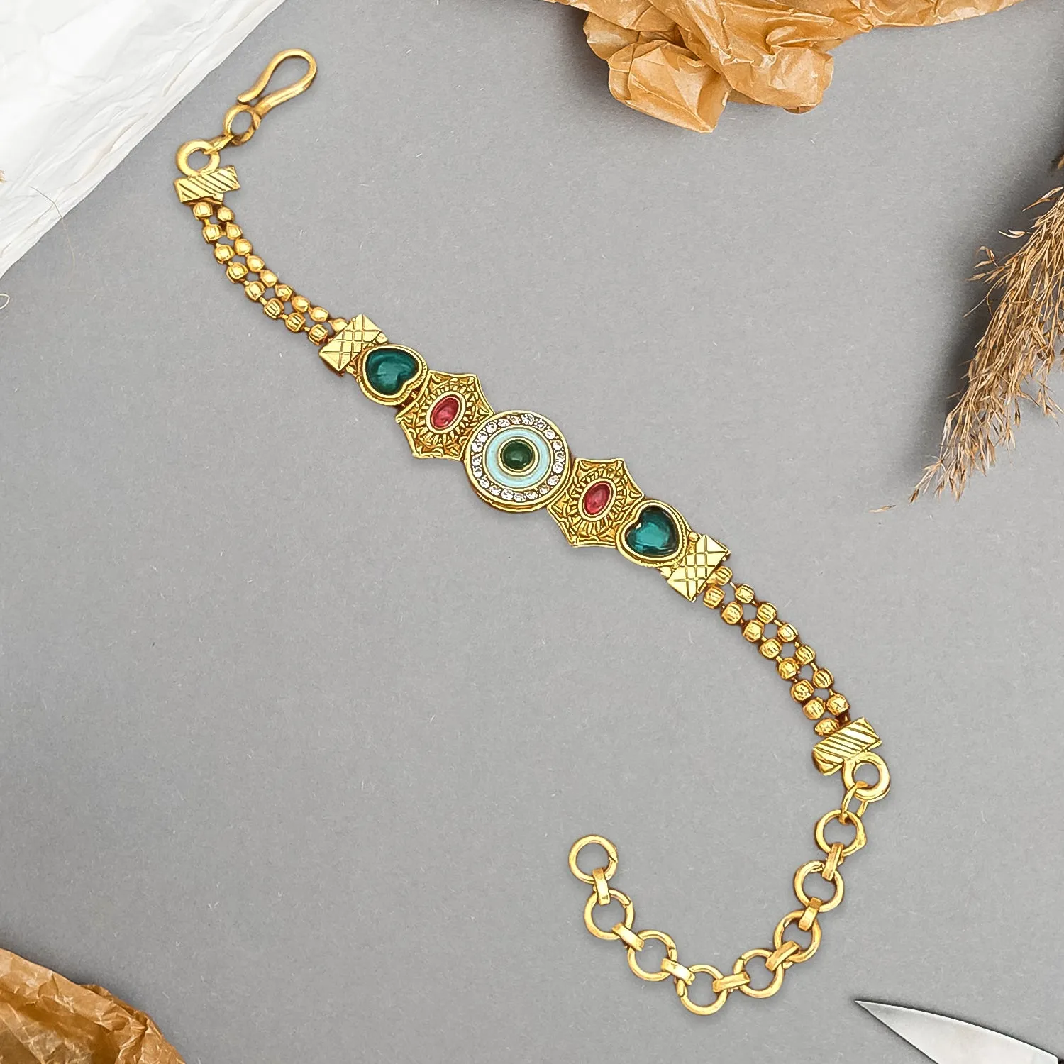 Luxury Brass Bracelet – Elegant & Modern